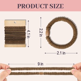 JIIRS 10PCS Boho Hair Ties,Elastic Bracelets in 5 Styles,Elastic Hair Ties, Hair Bands For Ponytails,Bracelets Hair Ties for Thick or Thin Hair,Hair Ties No-Damage For Daily Life, Sport, Working(Set2)