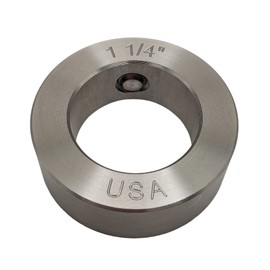Coastal Shaft Collars - 1.25" Bore Diameter - Set Screw Shaft Collar - 303 Stainless Steel (1 Pack)