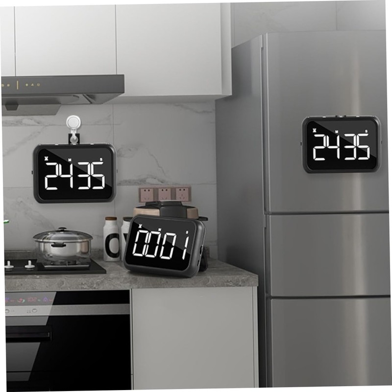 LIFKOME LED Digital Kitchen Timer with Large Display Magnetic Stand