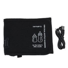 Funda Calentadora de Leche USB Portátil con Tecnología de Temperatura Constante para Bolsa Calentadora de Biberones, Tela Oxford, Ideal para Viajes