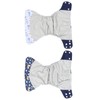 4 Pcs Reusable Cloth Diapers Easy to Set Up Washable