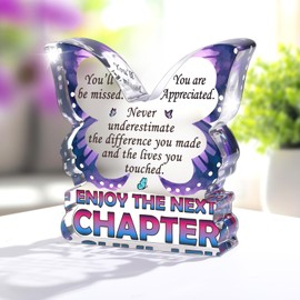 Best Retirement Gifts for Women, Farewell Gifts Going Away Gifts Leaving Gifts for Coworkers Colleagues Teachers Boss Leaders Friends, New Job Gifts Thank You Coworker Gifts Decorative Signs Plaques