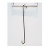 (Collection exhibition) S-shaped steel ring black Black_20cm 8ea