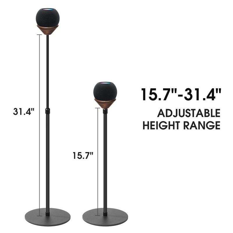 Floor Stand is Suitable for Homepod Mini, with Adjustable Height,