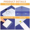 HUA JIE 2 Pack A4 Storage File Boxes Archives Case,65mm