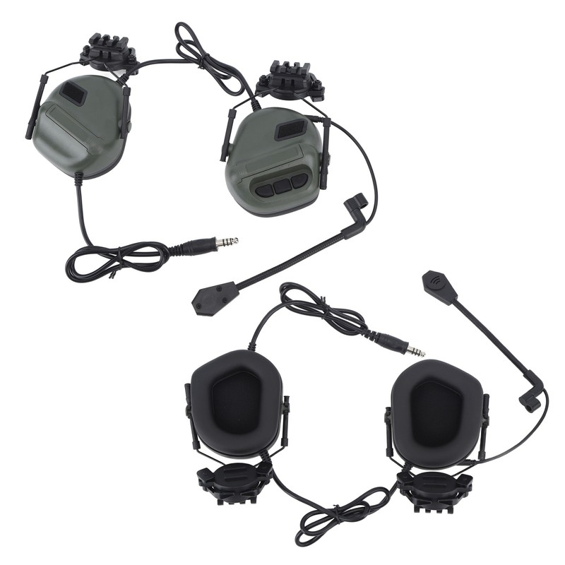 Shooting Headset Shooting Earmuffs Ear Hearing Protection Headphones Sound Amplification