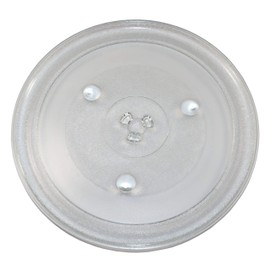 HQRP 12-3/8 inch Glass Turntable Tray Compatible with Frigidaire 5304463314 FFCM1134LS FMCB115GC FMCB115GM Microwave Oven Cooking Plate 315mm