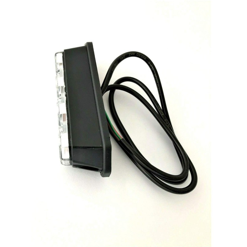 LED rear light, 3 functions: position light, brake light, indicator,