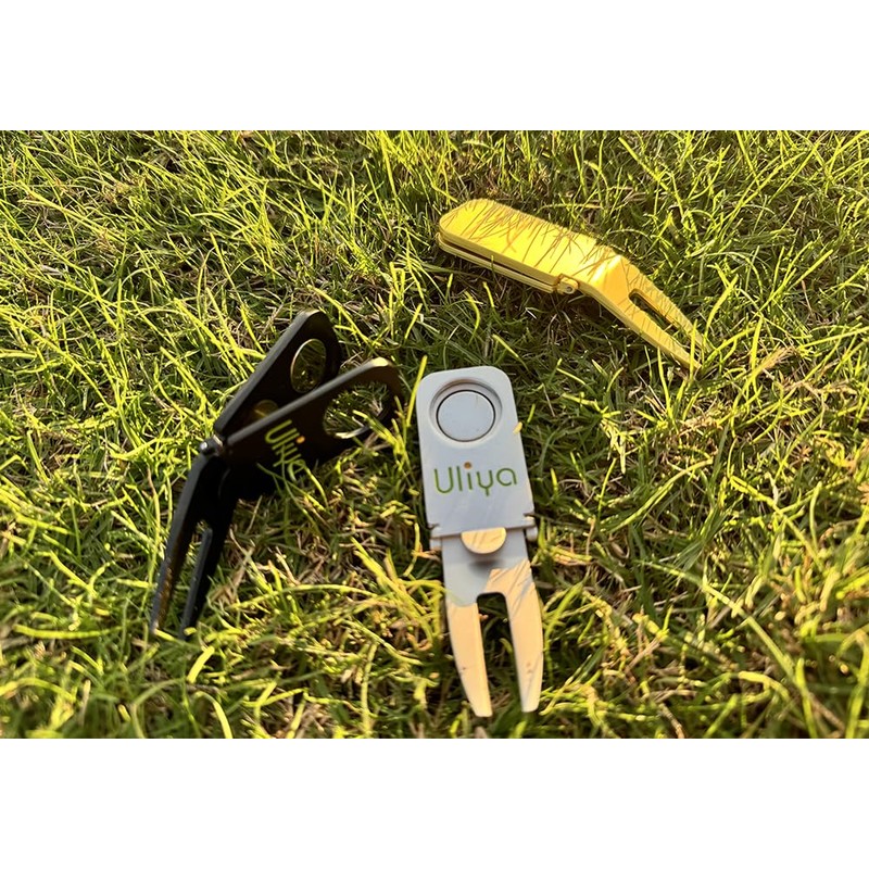 Uliya 【Upgraded】 Magnetic Golf Holder Golf Divot Marker Tool Portable