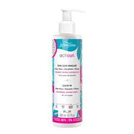 Crema sin enjuague Acticurl: ¡nutre, define y protege tus rizos con facilidad! – Con infusión de fruta del dragón/pitaya y aloe vera – Control del frizz para todo tipo de rizos – 240 ml.