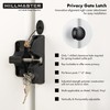 Key Lockable 2 Way Gate Latch with Spring Loaded Pull