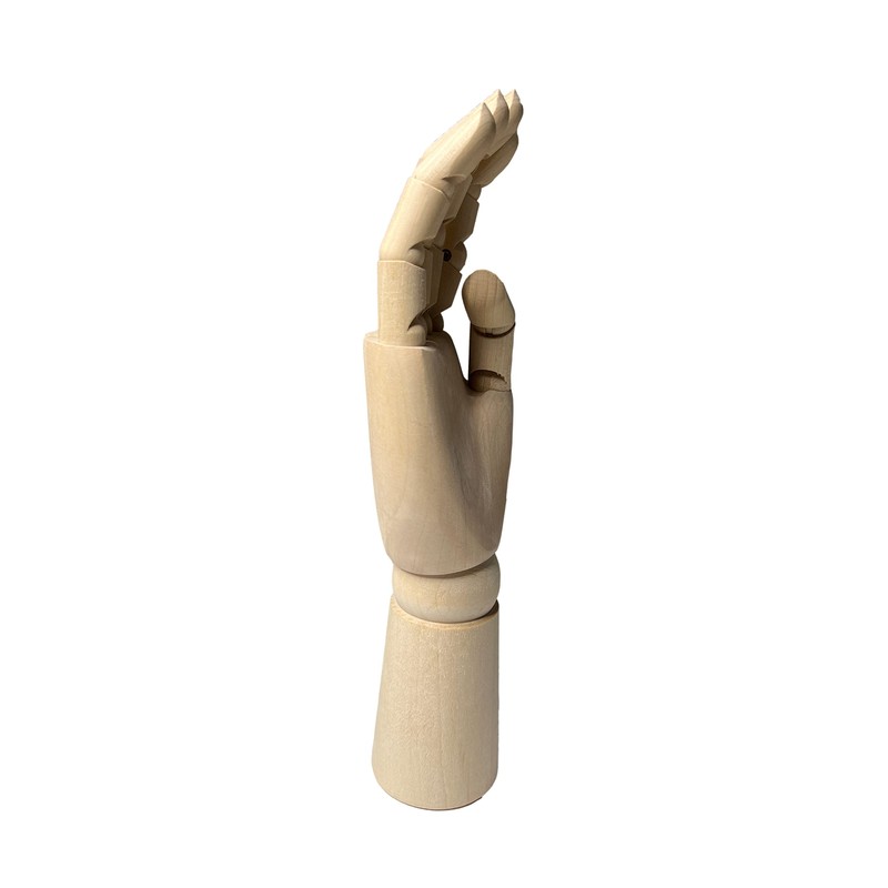 Large Wooden Right Hand Manikin 30cm (12")