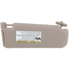 ECCPP 74320-06610-B1 Left Driver Side Sun Visor with Mirror Fit for Toyota for Camry 2012 2013 2014 2015 2016 2017 without Sunroof 74320-06610-B, 74320-06611-B2, 74320-33F40-B0 (Beige)