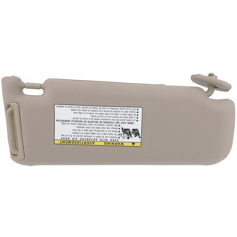 ECCPP 74320-06610-B1 Left Driver Side Sun Visor with Mirror Fit