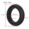 9x2.25inch Electric Scooter Solid Tires Rubber Non Slip shock Absorption