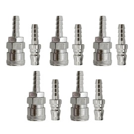 Saki&Masa Air Coupler Hose Socket Joint Male Female 5 Pairs Set (SH+PH-20)