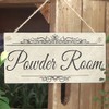 Powder Room - Handmade Shabby Chic Wooden Sign/Plaque