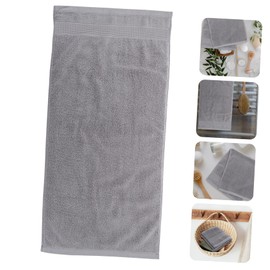 Healvian Household Thickened Cotton Washcloths Highly Absorbent Towel for Bathroom and Travel Soft and Skin-friendly Face Cloths Durable Grey Color for Daily Use