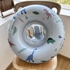 NICECONE Baby Swim Ring - Blue Dinosaur Inflatable Pool Float