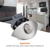 Dream Lighting 2PCS Zinc Alloy Half Moon Handle Push Lock