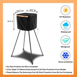 Singdur Pitching Machines Cover for Most Softball/Baseball，600D Oxford Cloth Waterproof，Universal Most Softball/Baseball Pitching Machine（23.6 L x 23.6W x31.5 H in）