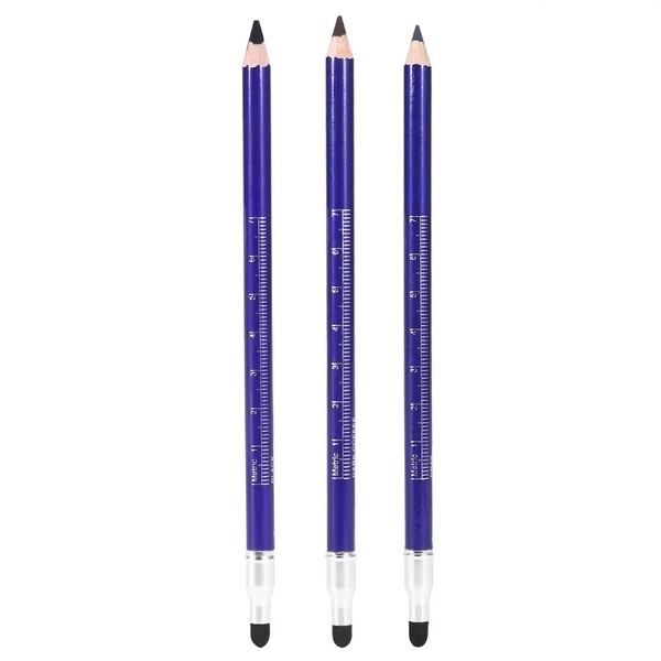 3pcs Different Colours Waterproof Durable Quality, The Pencil Eyebrow Tweezer Professional Eyebrow Verfassungs Micro Blading Tattoo Design Tool Position
