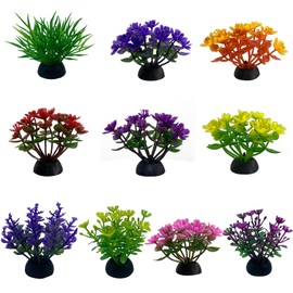 10PCS Aquarium Artificial Plastic Plants Decorations