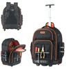 VEVOR Rolling Tool Backpack, 110 lbs Load Capacity, 45 Pockets