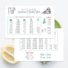GoShambar Recipe Cards, 4x6 Inches Double Sided Cards, Blank Recipe