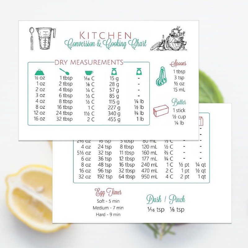 GoShambar Recipe Cards, 4x6 Inches Double Sided Cards, Blank Recipe