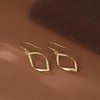 SLUYNZ Solid 925 Sterling Silver Hollow Curve Earrings Hanging for