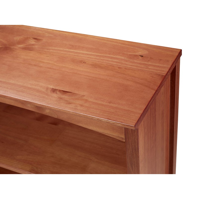 Camaflexi Shaker Style Bookcase, 36", Brown