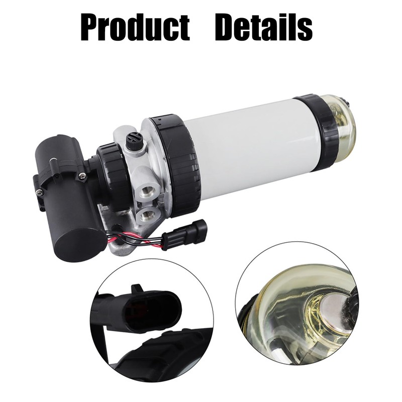 waltyotur Fuel Pump & Filter Assembly Replacement for New Holland