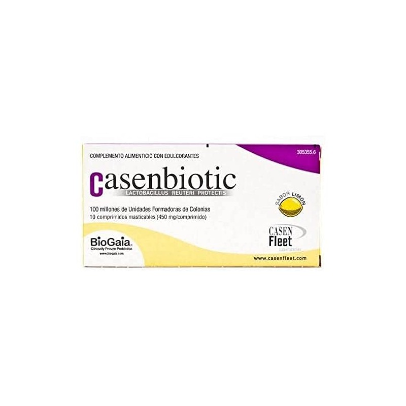 Casenbiotic 10 Comp Limon Masticables