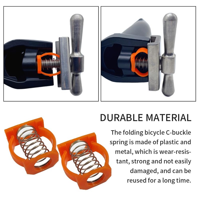 Anwangda Pack of 2 C Buckle Parallelizer, Spring Plastic Folding