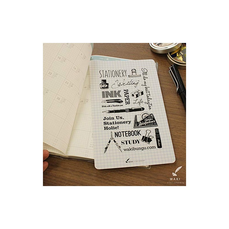 Wake Stationery Original A5 Slim (For Jibun Notebook/Brownie Dynary) Underlayment