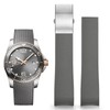 Wentokye 21mm Rubber Watch Band for Longines Conquest HydroConquest L3