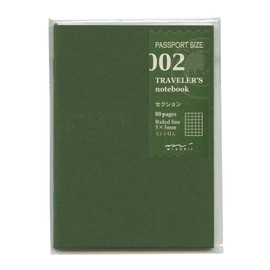 Midori Traveler's Notebook (Refill 002) Graph Passport Size by Midori