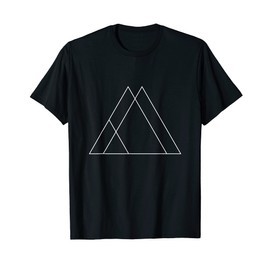 Geometric shape triangle pyramid lines geometry shapes T-Shirt