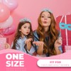 Papoopy Birthday Tiara and Crown with Sash for Women, Hair