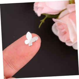 BIUDECO 6packs Metal Butterfly Nail Decor Creative Manicure Art Ornaments for Nail Jewelry Easy Application for Professional and Home Use Pack