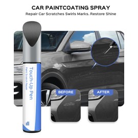 PARTS4EV LD7X/2R Platinum Gray Metallic Touch Up Paint Compatible with Volkswagen Exact Match Chips and Nicks Touch Up