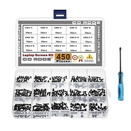 CO-RODE - Juego de tornillos para computadoras portátiles M2 M2.5 M3, 450 piezas, para SSD IBM, HP, Dell, Lenovo, Sony, Toshiba Gateway Acer Hard Drive SATA, tamaño 15