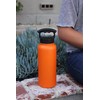 FIFTY/FIFTY 34oz - Stainless Steel Bottle-3 Finger Grip Cap