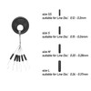 Assorted 300 Fishing Float Stoppers Bead Stops Ledger Stops Carp