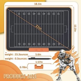 Gigart Electronic Football Tactical Board Football Coaching Board, 21 inches LCD Soc...
