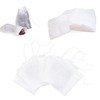 Pack of 100 Empty Tea Bags, Fine Tea Filter, Tea