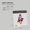 Die Cut Sticker Pixel Rocket 8 Bit Vinyl Sticker 1