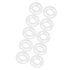 GLOKUUCA Silicone O-Rings - 10 Packs Rubber Gaskets Seal Rings Fits for Faucet Seal Pipe Repair - O Ring Assortment Kit - 3mm ID x 7mm OD x 2mm Height