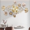 JXQXYN Clocks for Living Room, Large Wall Clock, 3D Silent